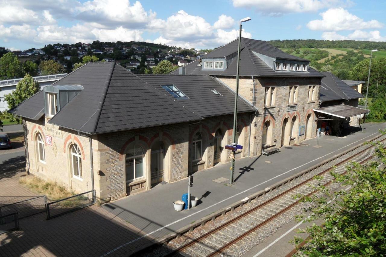 Apartmán Im Bahnhof Weikersheim Exteriér fotografie